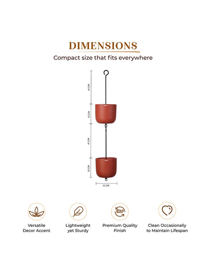 Decorative Flower Pot for Balcony Stand Styling