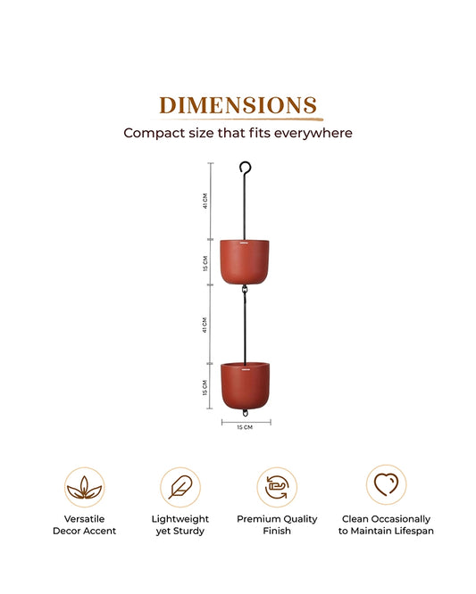 Decorative Flower Pot for Balcony Stand Styling