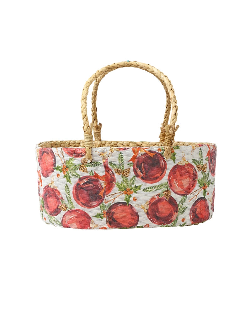 Eco-Friendly Gift Hamper Basket for Home, Festive Gifting, and Fruits