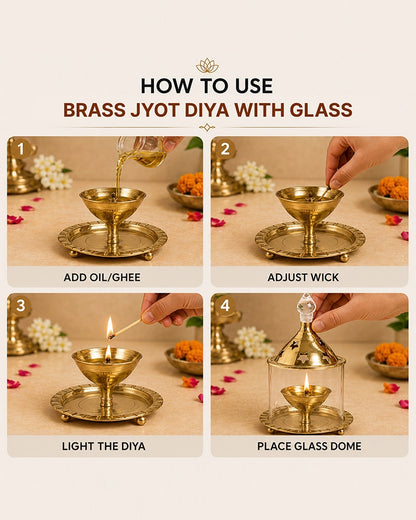 Long-Lasting Premium Akhand Diya for Pooja and Spiritual Decoration