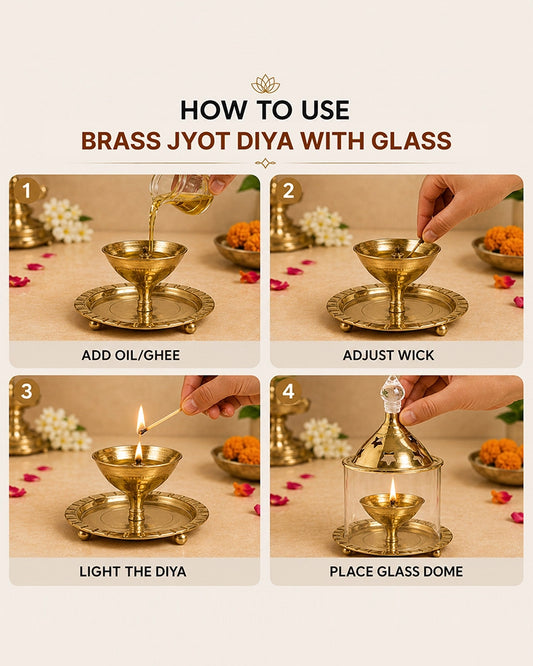 Long-Lasting Premium Akhand Diya for Pooja and Spiritual Decoration