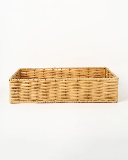 Cane Storage Basket for Home, Wardrobe & Bathroom Storage