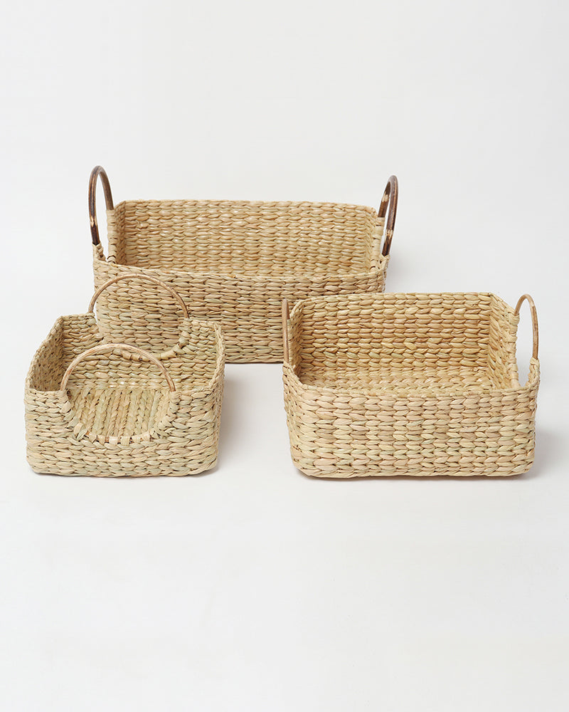 Cane Handle Fruit Hamper Basket