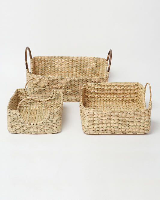 Cane Handle Fruit Hamper Basket