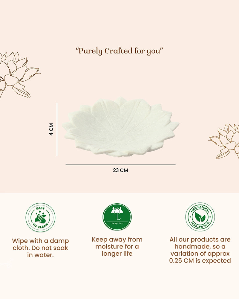 Handcrafted Marble Urli for Floating Flowers, Festive Decor, and Showpiece Use