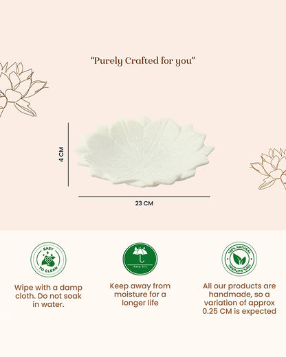 Handcrafted Marble Urli for Floating Flowers, Festive Decor, and Showpiece Use