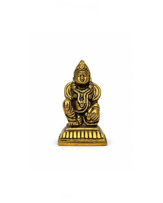 100 % Pure Brass Kuber Ji Statue For Home Décor & Pooja Room