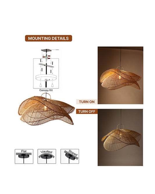 Contemporary Ceiling Hanging Light for Living Room Decor