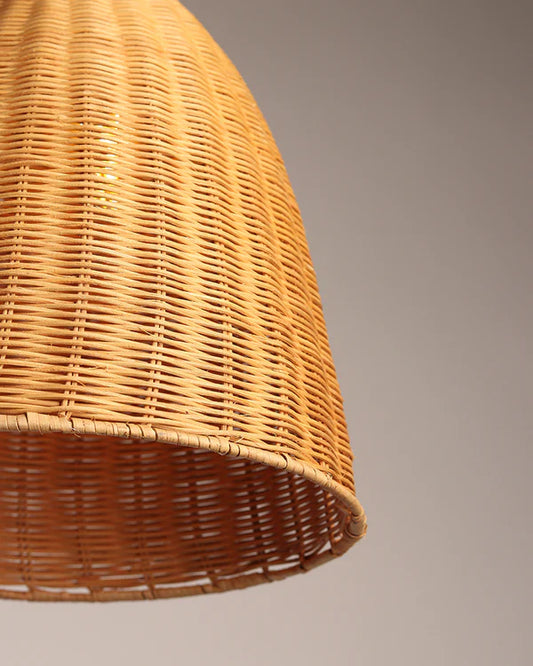 Modern Rattan Hanging Lamp for Bedroom and Study Room