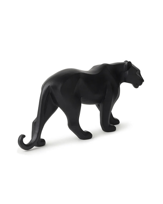 Polypropylene Black Panther Figurine for Home Decor, Hall Display, and Gifts