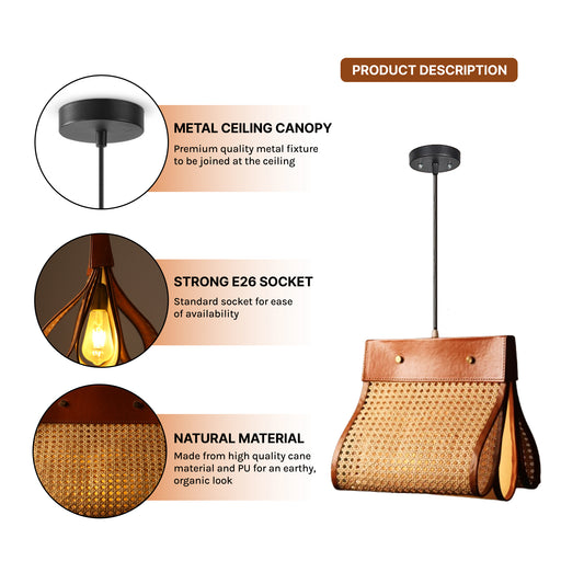 Hanging Lamps | Pendant Lights | Bamboo Ceiling Lamp For Hall