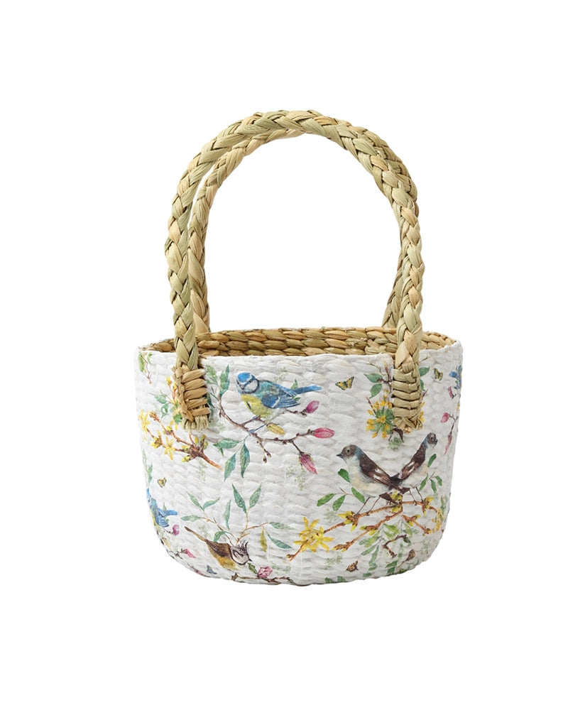 Natural Seagrass Gift Basket for Home, Pooja, and Special Occasions