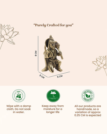 Hanuman Ji Murti in for Pooja Room, Daily Worship & Spiritual Gifting