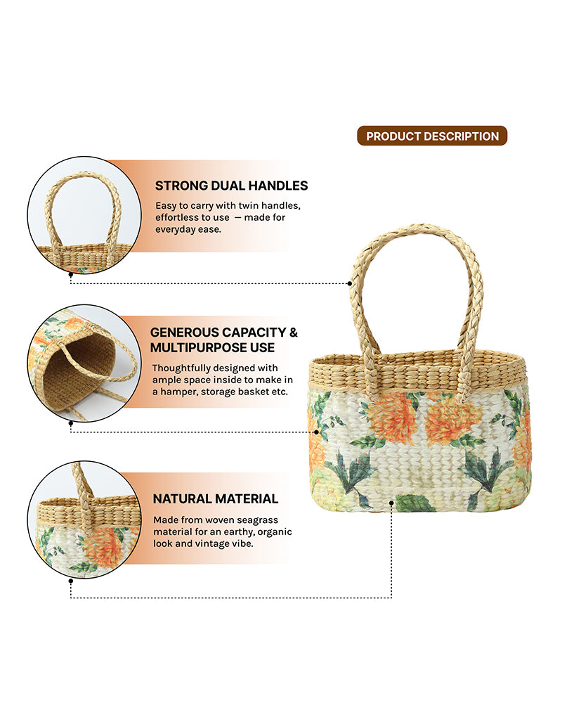 Tiffin Basket | Gift Hamper Baskets | Fruit And Vegetable Basket | Lunch Bag