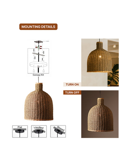 Pendant Hanging Light for Living Room and Bedroom Lighting