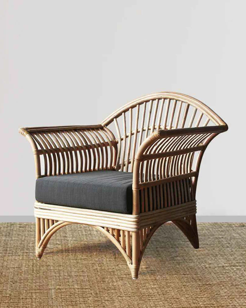 Natural Bamboo Lounge Chairs for Outdoor Relaxing Spaces