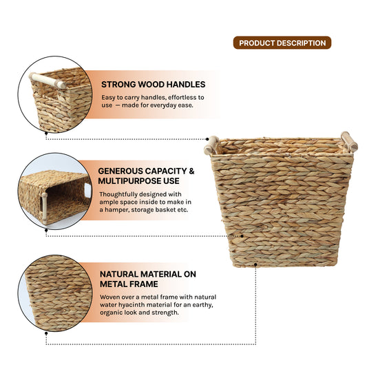 Dustbin for Home & Kitchen | Dust Bins For Home | Rectangular Waste Bin