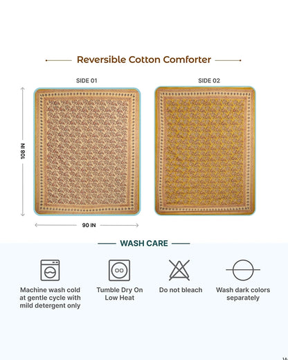 Modern Decorative Pure Cotton Comforter for Aesthetic Bedroom Bedding