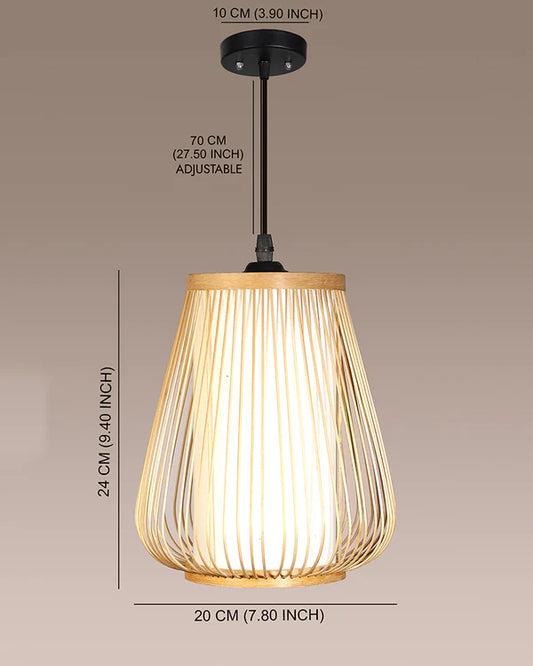 Stylish Bamboo Ceiling Light for Hall and Corridor