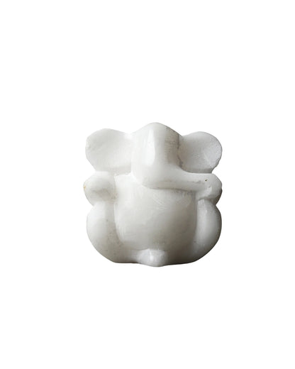 Marble Lord Ganesha Idol for Pooja, Home Temple and Decorative Showpiece