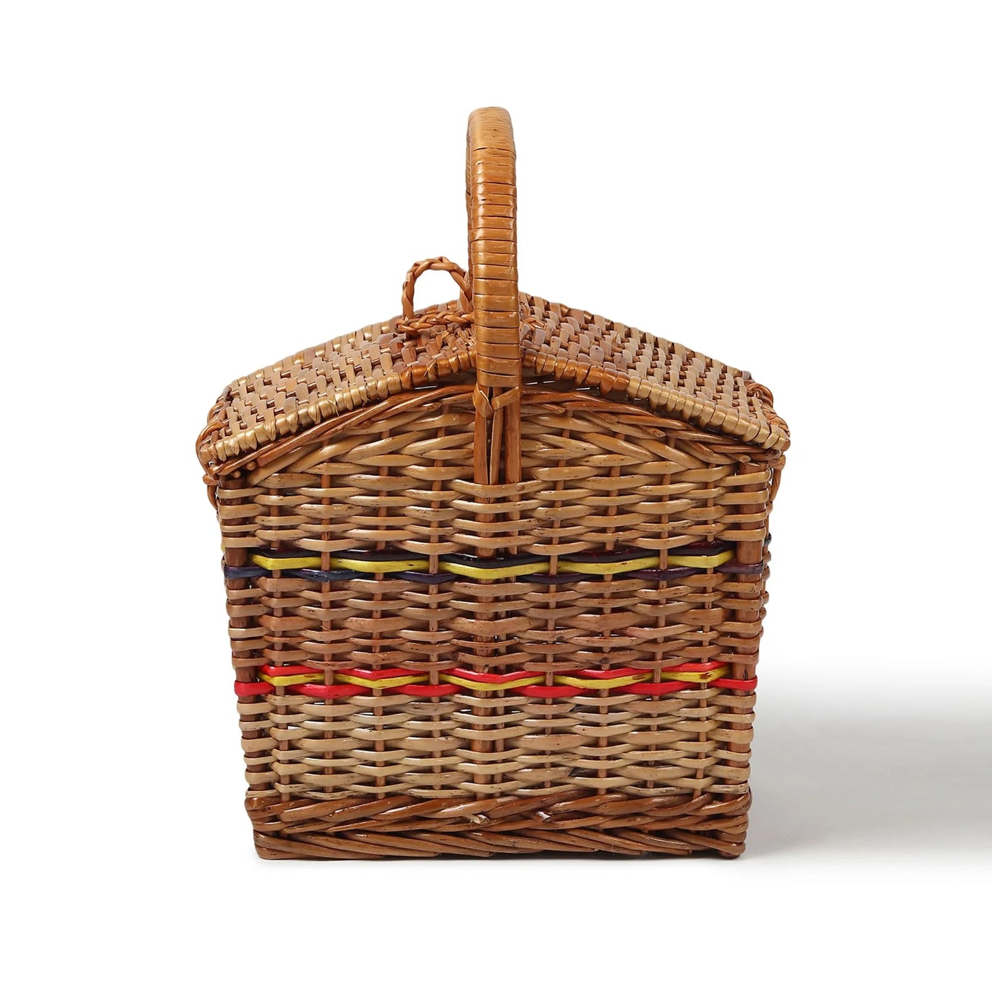 Multi-Purpose Wicker Picnic Basket for Outdoor Meals, Snacks & Food Carry