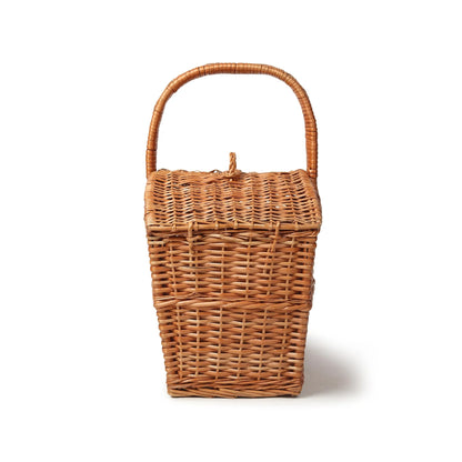Multi-Purpose Wicker Picnic Basket for Outdoor Meals, Snacks & Food Carry
