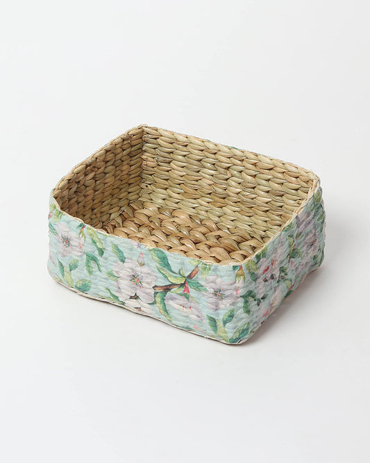 Storage Basket | Seagrass Organiser Tray | Desk Organiser