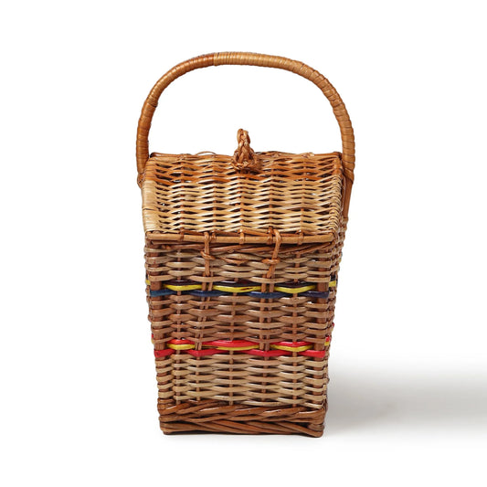 Multi-Purpose Wicker Picnic Basket for Outdoor Meals, Snacks & Food Carry