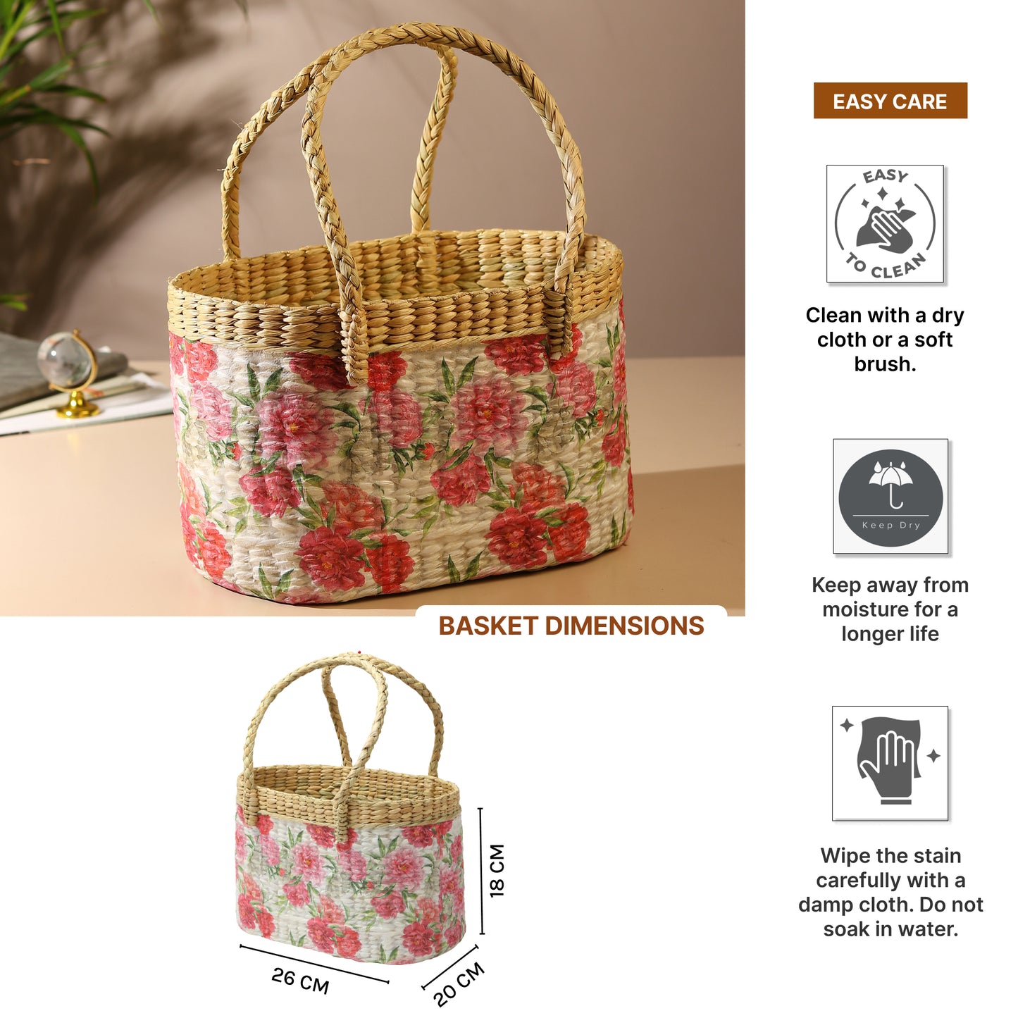 Tiffin Basket | Gift Hamper Baskets | Lunch Bag | Fruit And Vegetable Basket