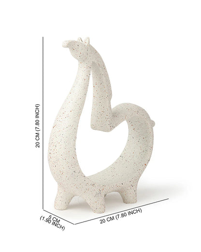 Polypropylene Decorative Animal Figurine for Tabletop and Gift Items