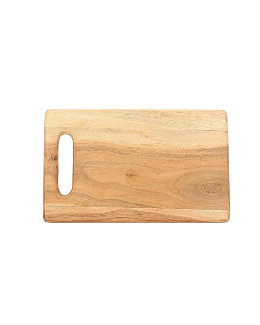 Wooden Chopping Board with Cut Out Handle for Kitchen Use