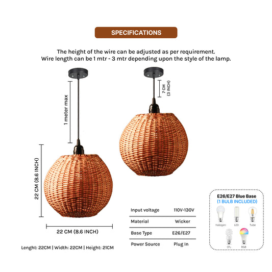 Ceiling Lamps For Living Room | Pendant Lights For Ceiling | Bamboo Hanging Lights