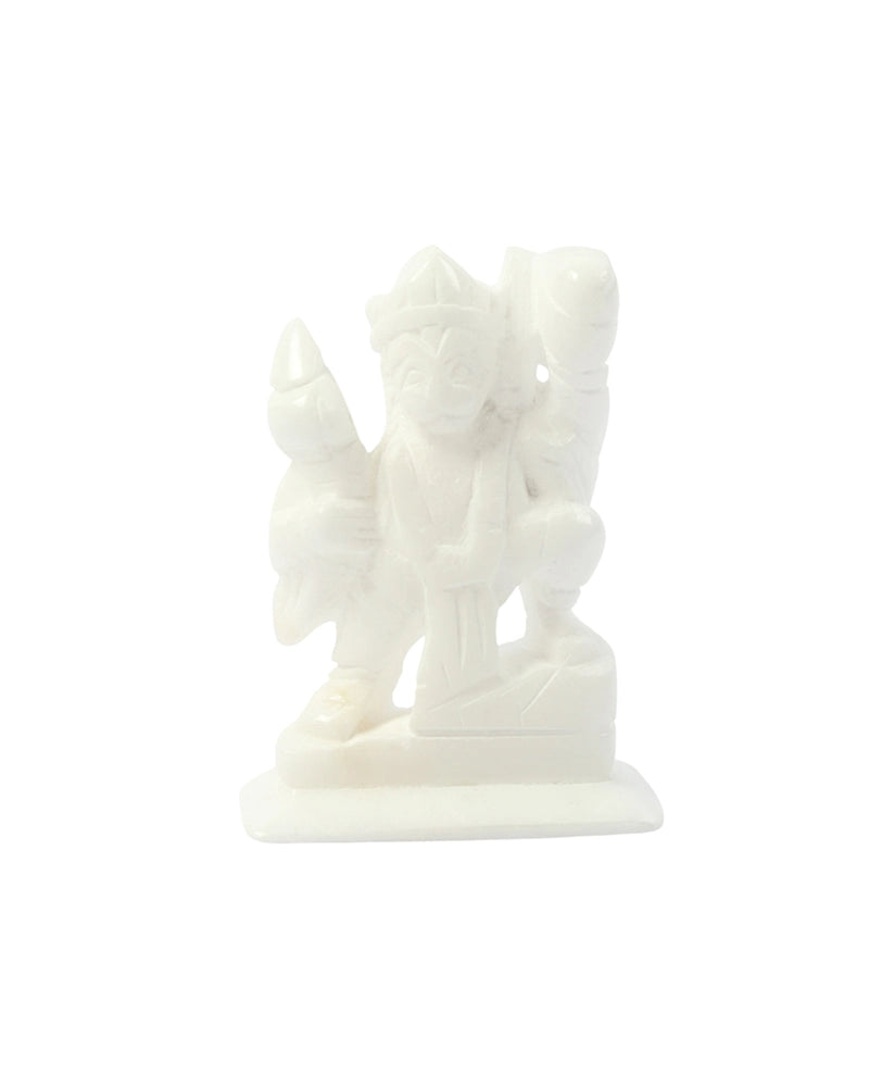 Marble Hanuman Ji Murti for Daily Pooja and Mandir Decoration