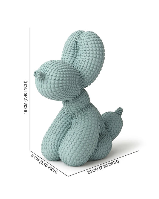 Dog Figurine in Polypropylene for Home Decoration and Gifting