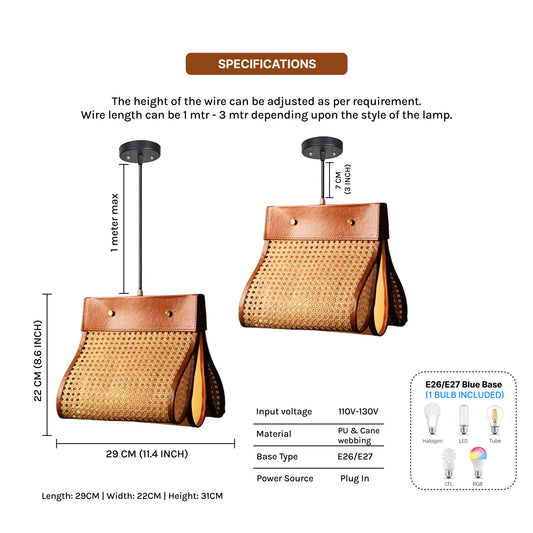 Hanging Lamps | Pendant Lights | Bamboo Ceiling Lamp For Hall