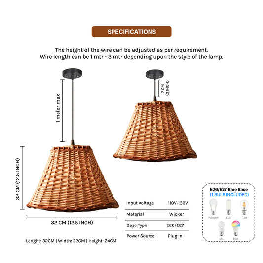 Ceiling Lamps For Living Room |  Hanging Lights | Bamboo Pendant Lights