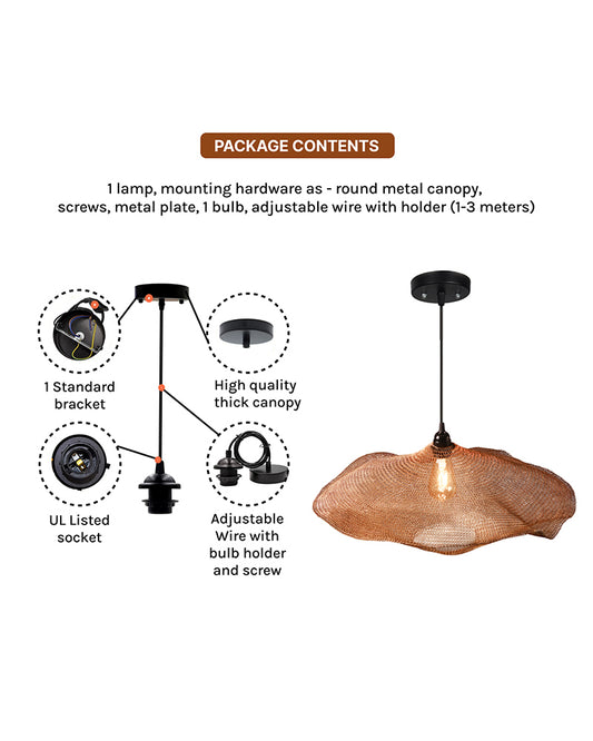 Hanging Light Lamp for Home, Living Room and Bedroom