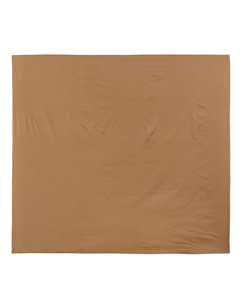 Brown King Size Bedsheet Cotton 300 TC Double Bed Sheet with Pillow Covers