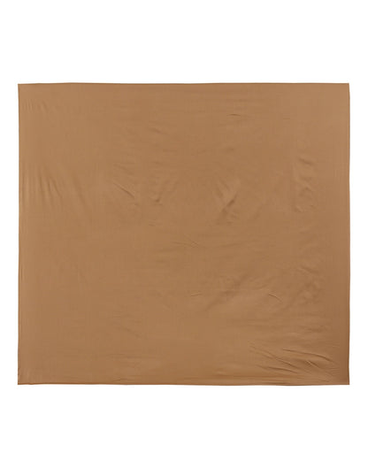 Brown King Size Bedsheet Cotton 300 TC Double Bed Sheet with Pillow Covers