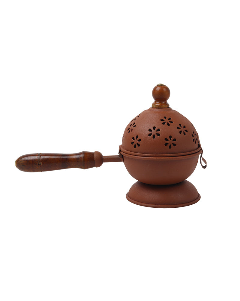 Aarti Metal Dhoop Dani for Pooja Essentials and Daily Worship