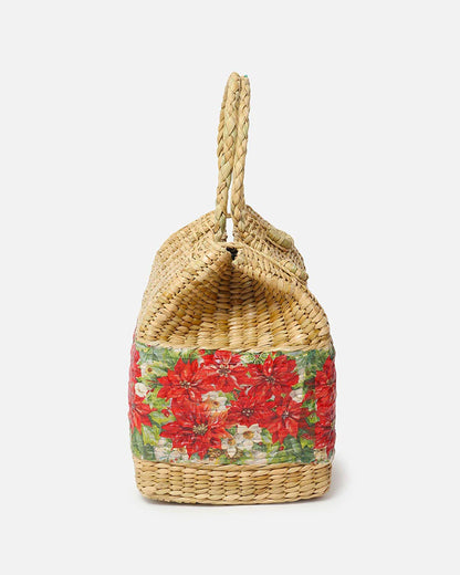 Panier repas pique-nique en jonc de mer