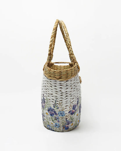 Handwoven Boat Shape Handbag & Shopping Basket