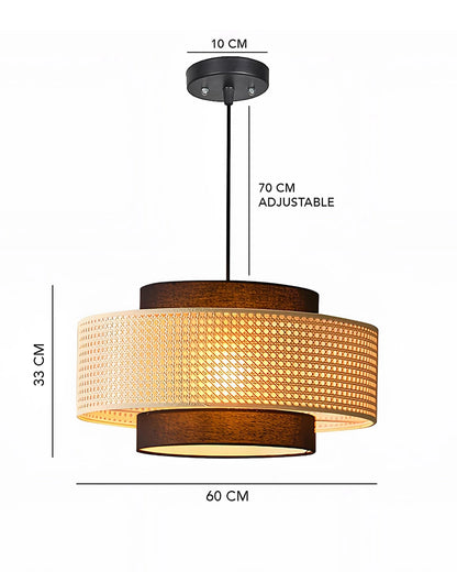 Stylish Rattan Pendant Light for Bedroom and Living Room