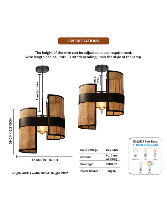 Pendant Lights | Hanging Lamps | Bamboo Ceiling Lamps For Living Room