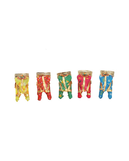 Rajasthani Elephant Tealight Holder for Living Room, Set of 5