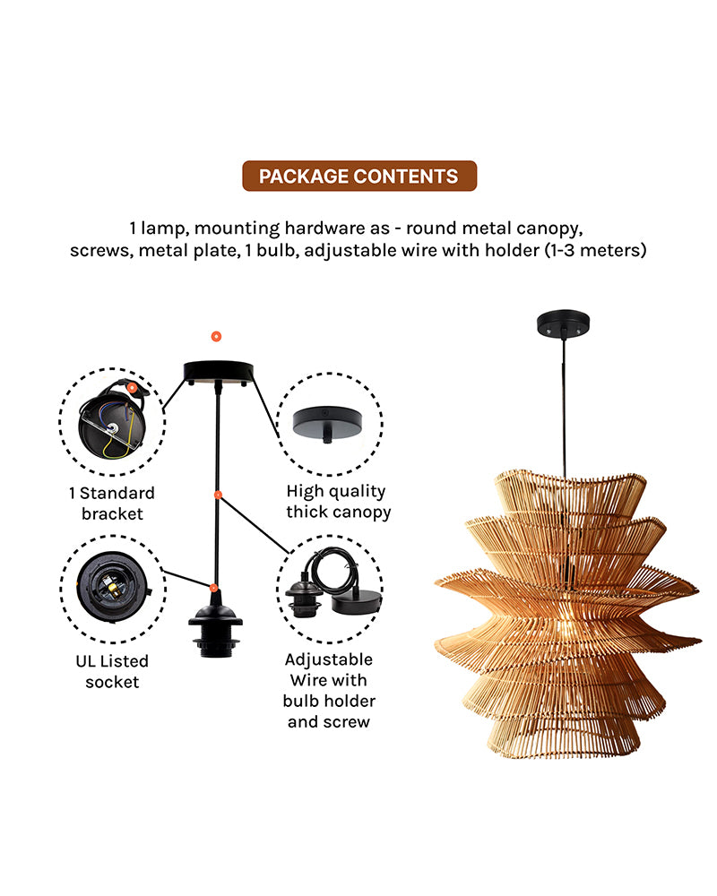 Ambient Ceiling Hanging Lamp for Bedroom and Stylish Interiors