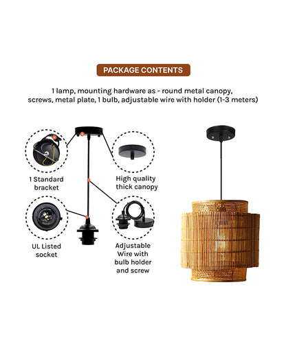 Stylish Hanging Lamp for Room Lighting and Cozy Ambience