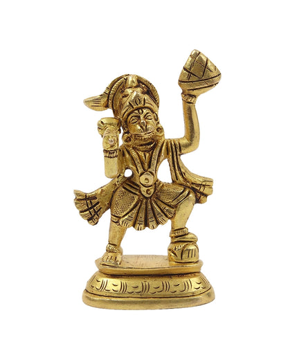 Brass Hanuman Ji Idol for Pooja Items, Home Decoration & Hanuman Jayanti Gifting