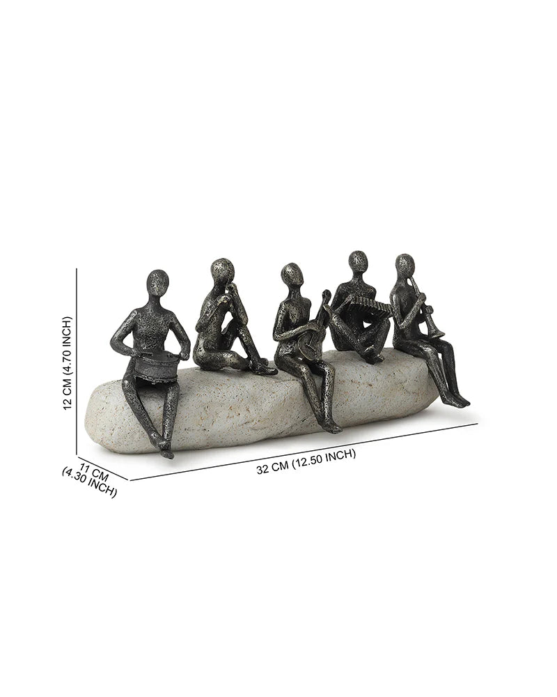 Polypropylene Musician Figurines for Home Decor and Wedding Gifts