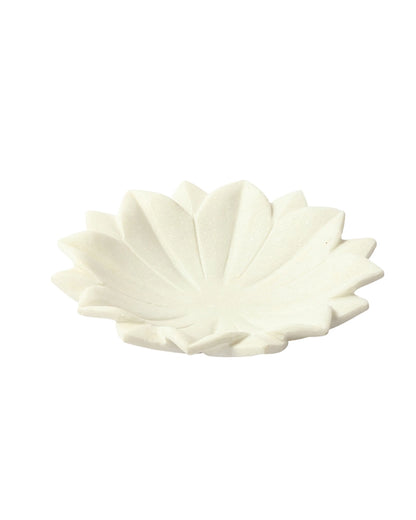 Premium Marble Urli Bowl for Home Decoration, Meditation, and Pooja Needs